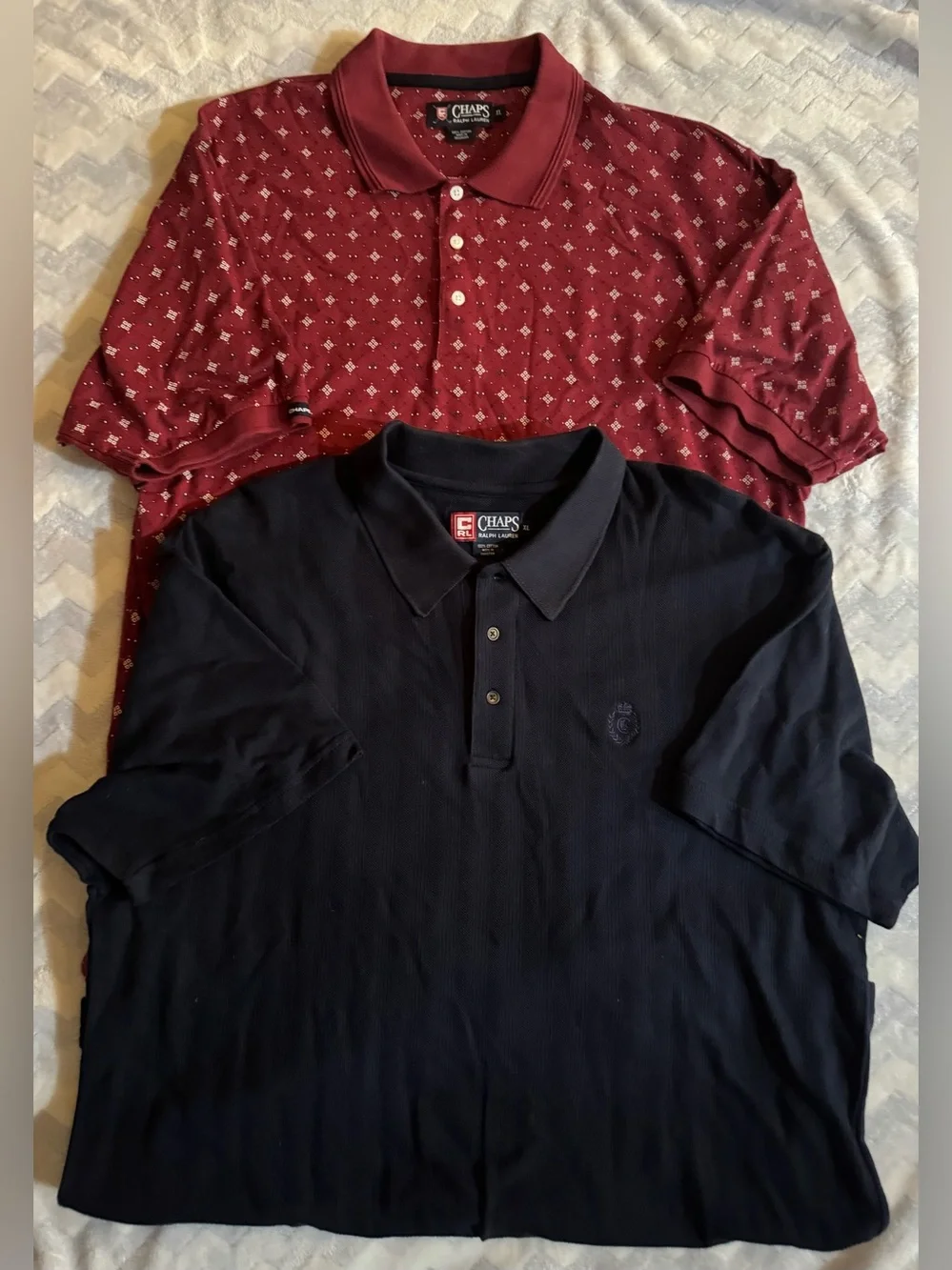 Ralph Lauren Polo Pack — Burgundy Pattern & Navy Solid